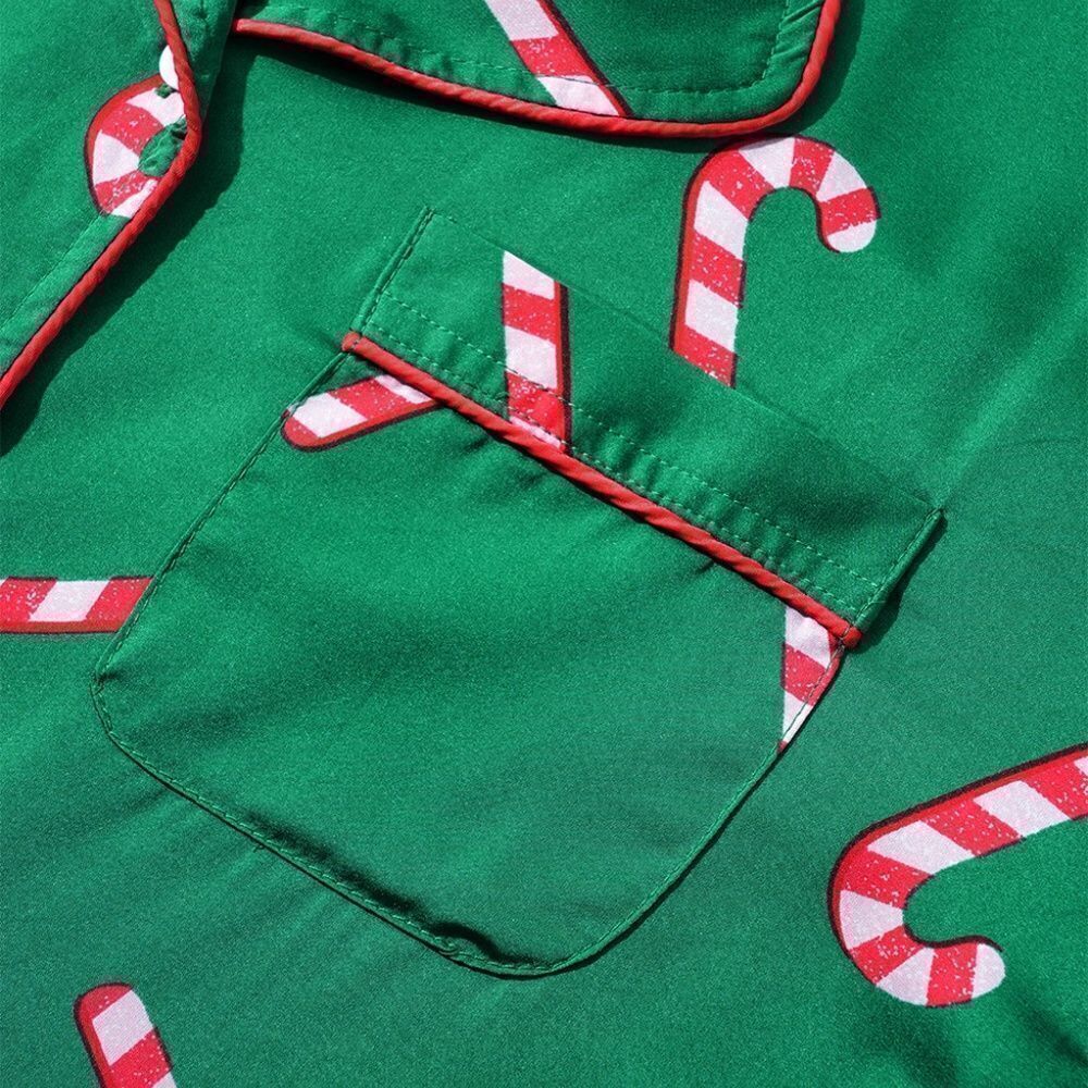 Candy Cane Christmas Pajama Set - Picture 2 of 3